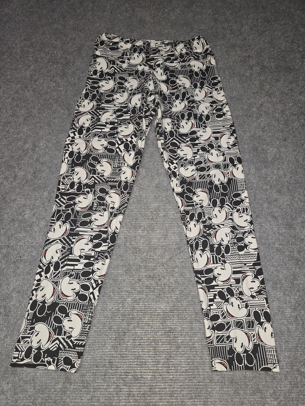 LuLaRoe Black and White Cartoon Character Leggings